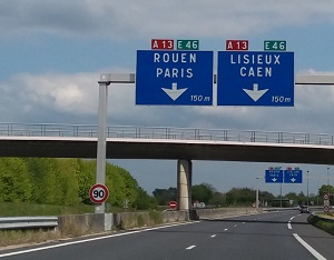 A13, Parijs, Rouen, Caen, Noord-Frankrijk